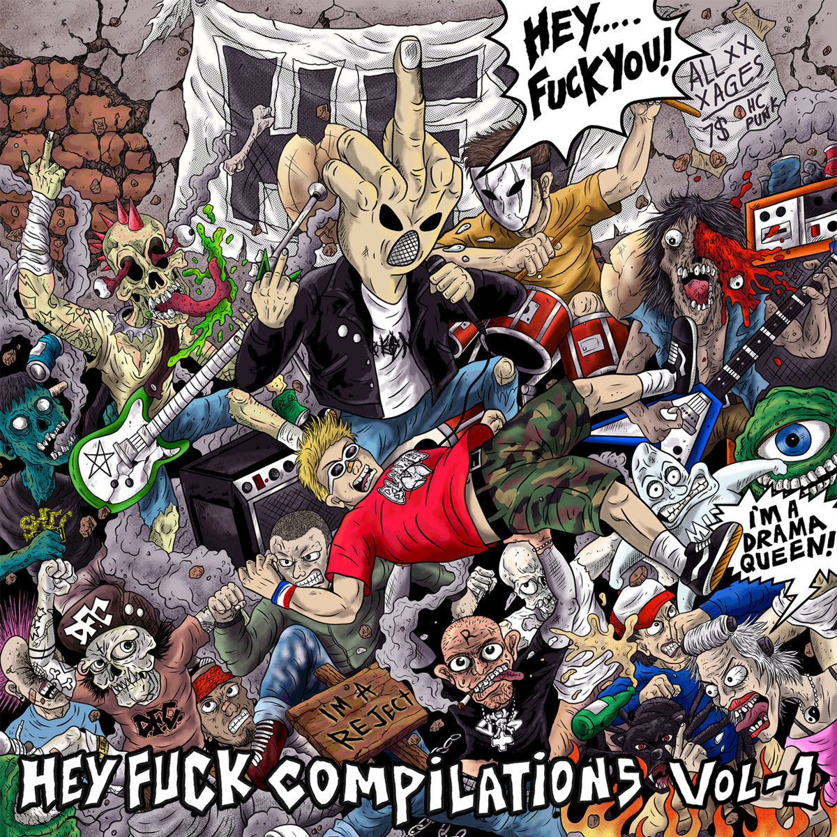 Hey Fuck Compilations Vol Various River City Rejects