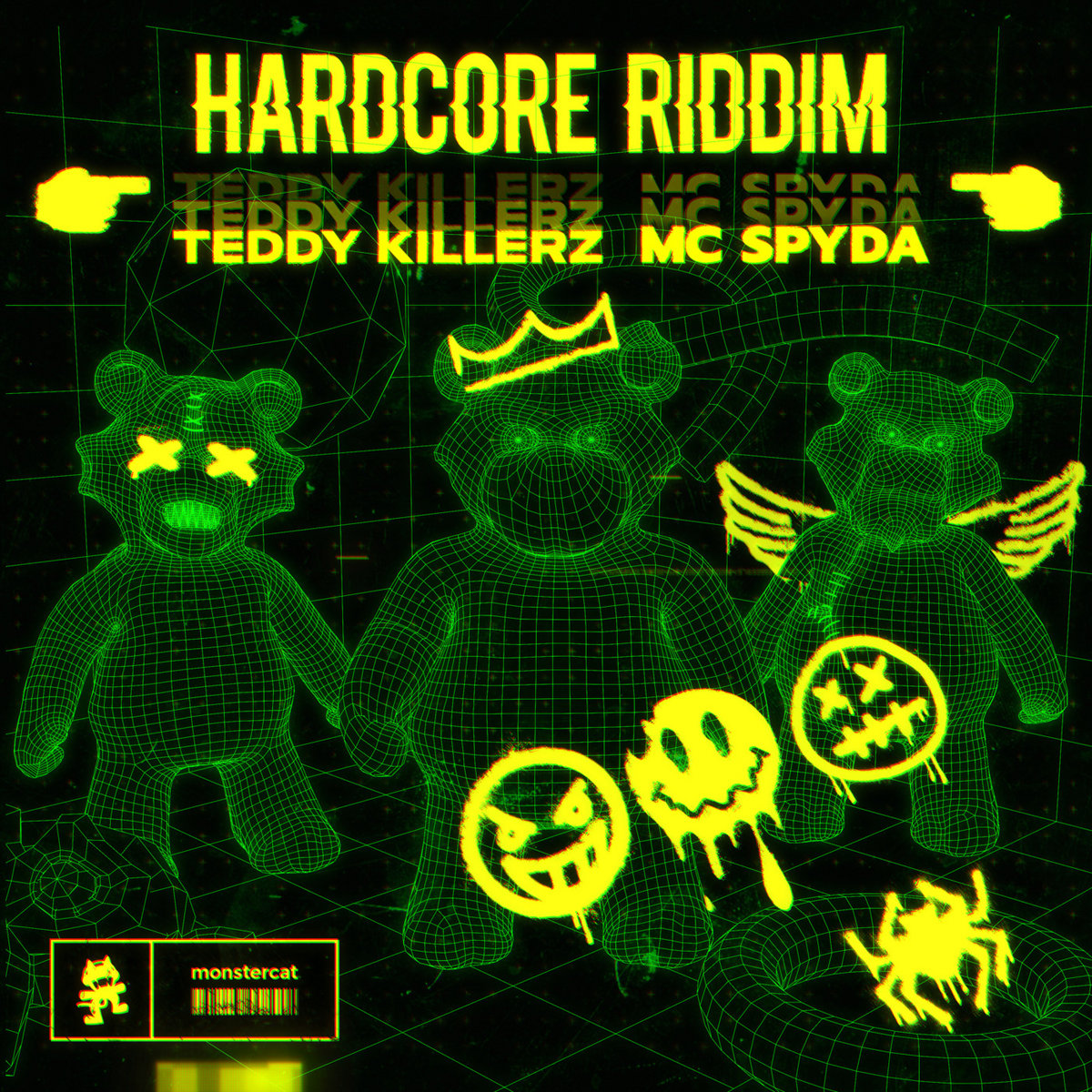 Hardcore Riddim Teddy Killerz MC Spyda Monstercat