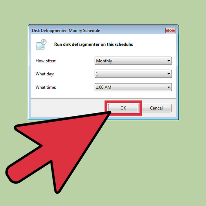 Defragment Now Windows Vista