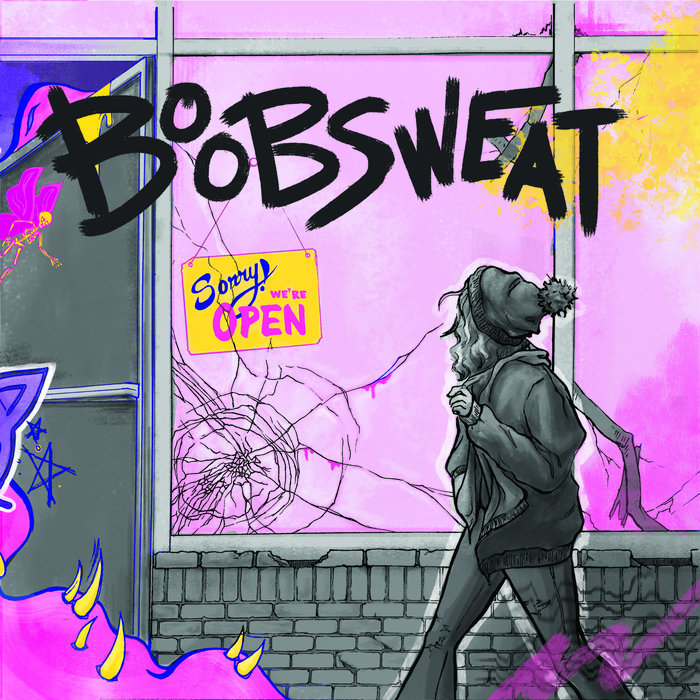 SORRY WE RE OPEN BOOB SWEAT