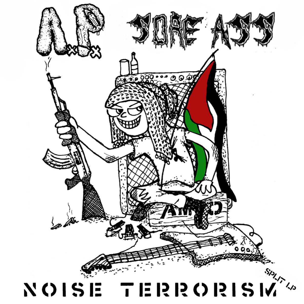 N O I S E T E R R O R I S M Split W SORE ASS Ass Pussy