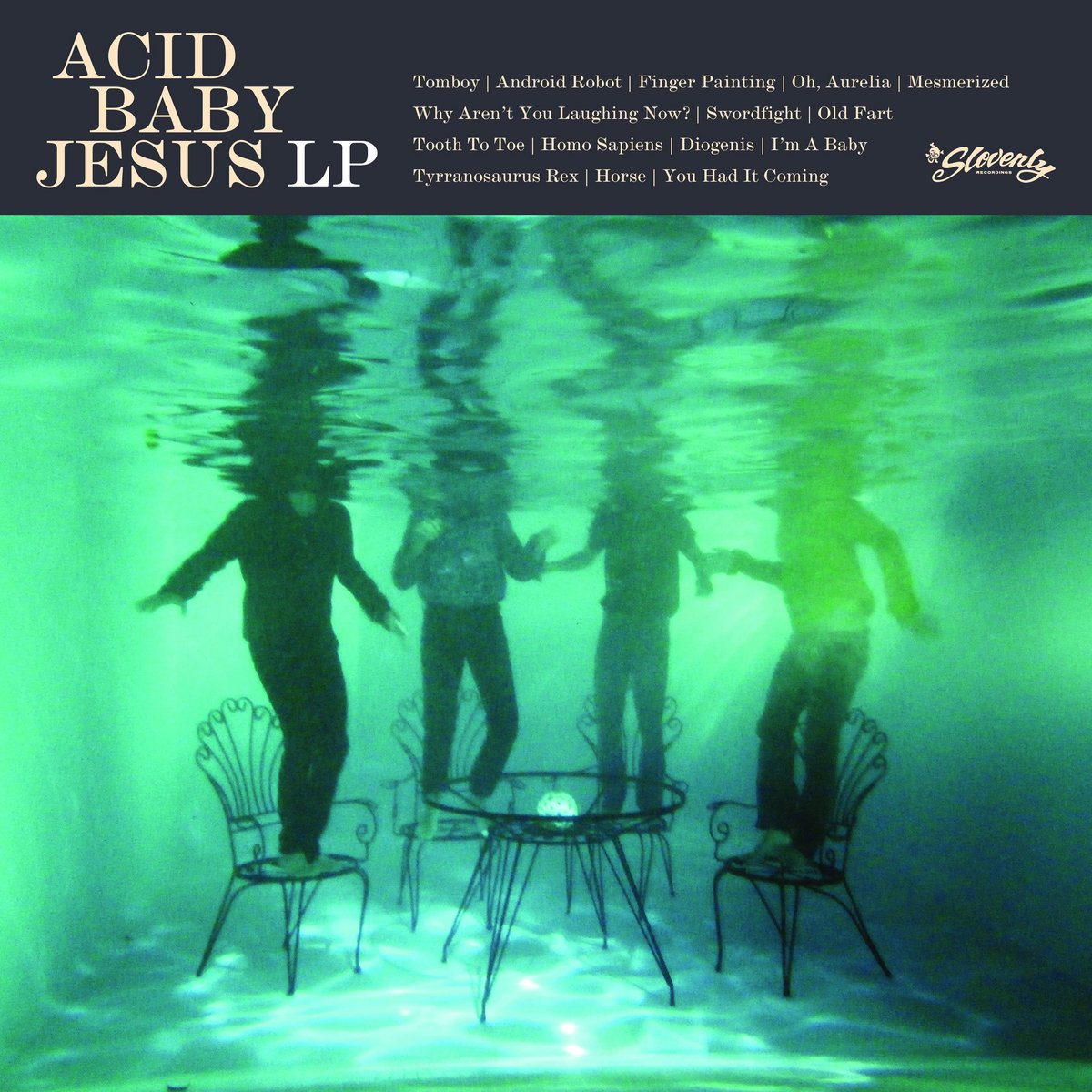 acid baby jesus self titled lp slovenly recordings
