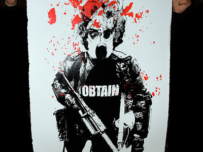 'Riot Soldier' Limited Edition Signed Screen Print main photo