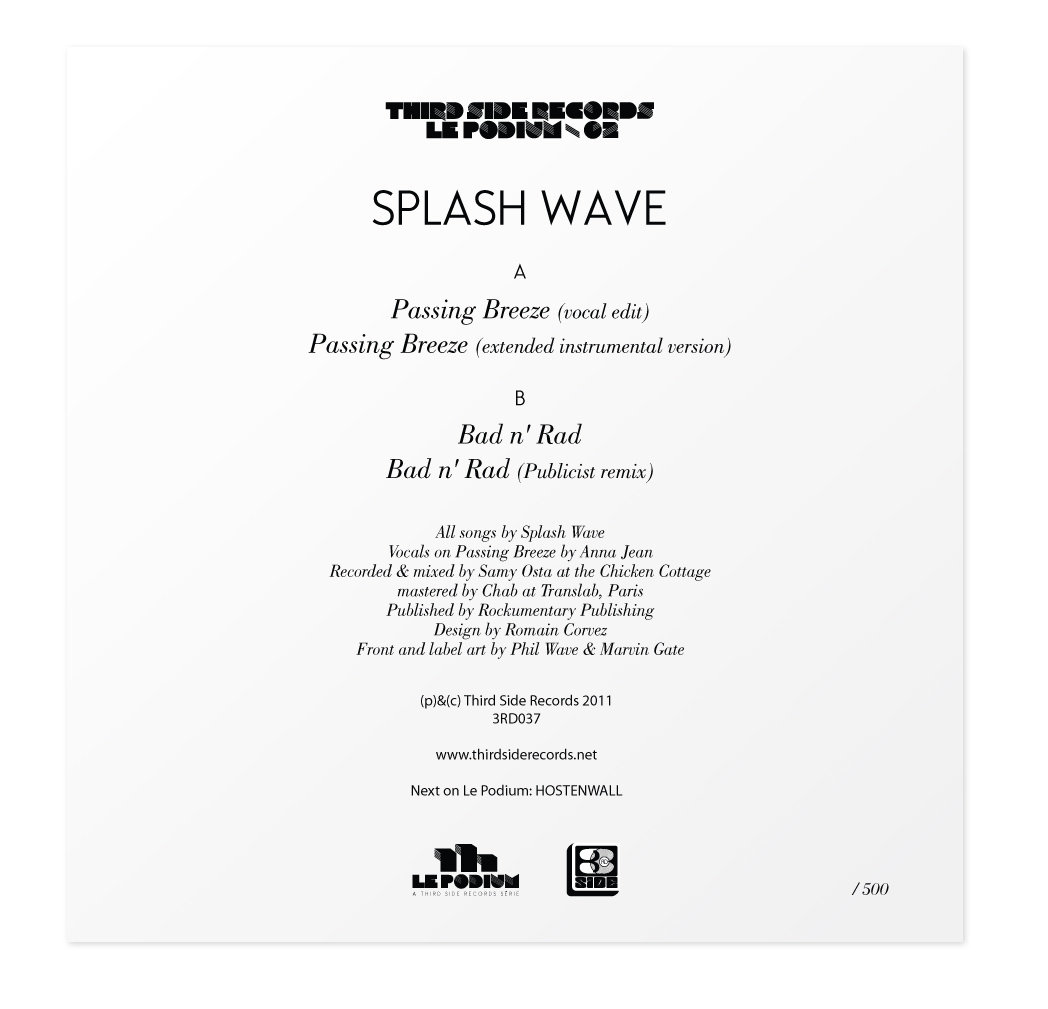 wave label