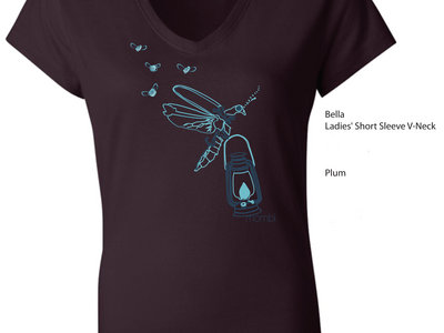 Women's (firefly) v-neck t-shirt + Download main photo