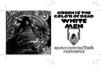 "green iS the color of dead white men" cd-r &amp; zine, image 1