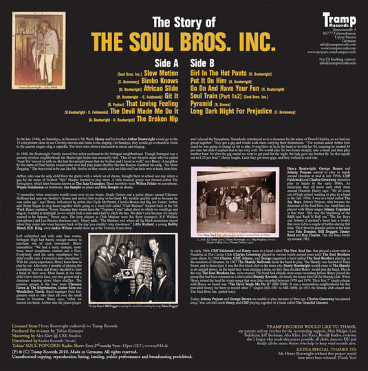 The Story of the Soul Brothers Inc. | Soul Brothers Inc. | Tramp Rec.