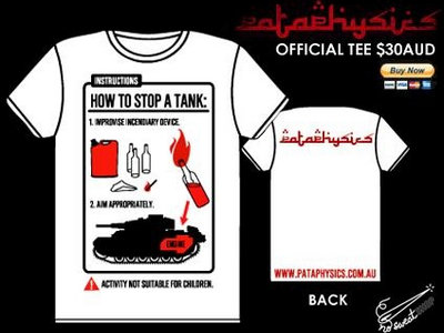 "How to Stop A Tank" T-Shirt main photo