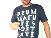 Drum Machine T-shirt with free digital album photo 