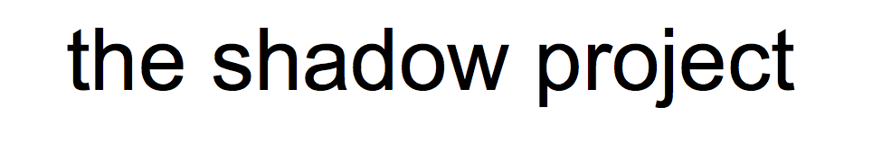 The Shadow Project photo