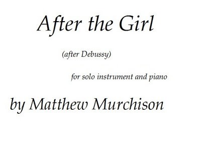 After the Girl (PDF Sheet Music) main photo