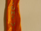 Ties (Orange and yellow tie) (Black or silver writing) photo 