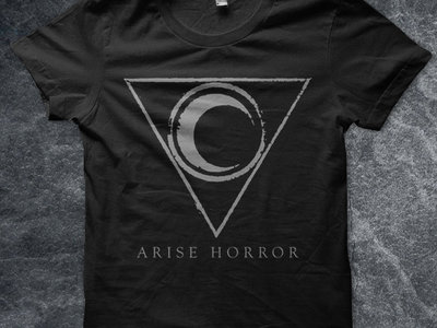 Sinister Nights Grey Logo Design T-Shirt main photo