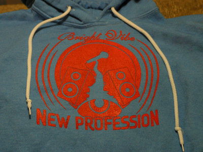 Blue Hoodie with Orange Logo main photo