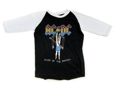 AC DC "Flick of the Switch" North American Tour 82-83 - Premium Vintage Concert Tee (Never Worn) main photo