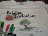 Hand Drawn Achilles Tenderloin T-Shirt (Unique) -- INCLUDES ALBUM DOWNLOAD photo 