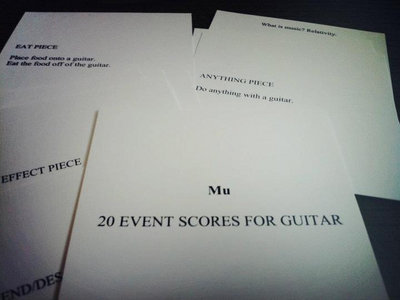 20 Event Scores For Guitar main photo
