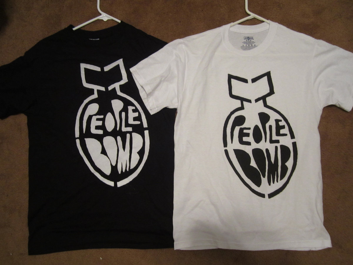 Original Stencil Design TShirt People Bomb
