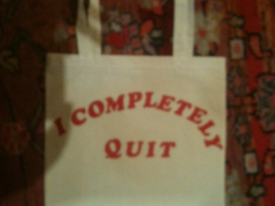 i completely quit tote bag main photo