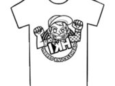 Inbred Knucklehead "Mr. Ikh" b/w t-shirt photo 