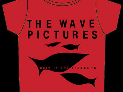 Beer In The Breakers t-shirt RED with BLACK print main photo
