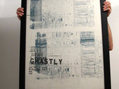 GHASTLY silk-screened poster / Limited art for Fund-raising. photo 