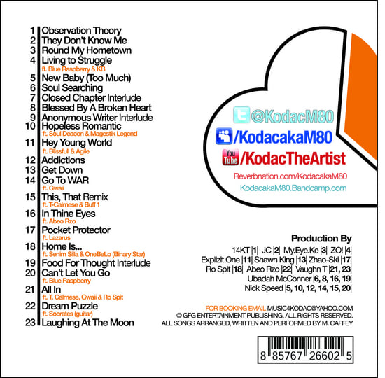 Blessed By A Broken Heart (The Experience) | Kodac aka M80