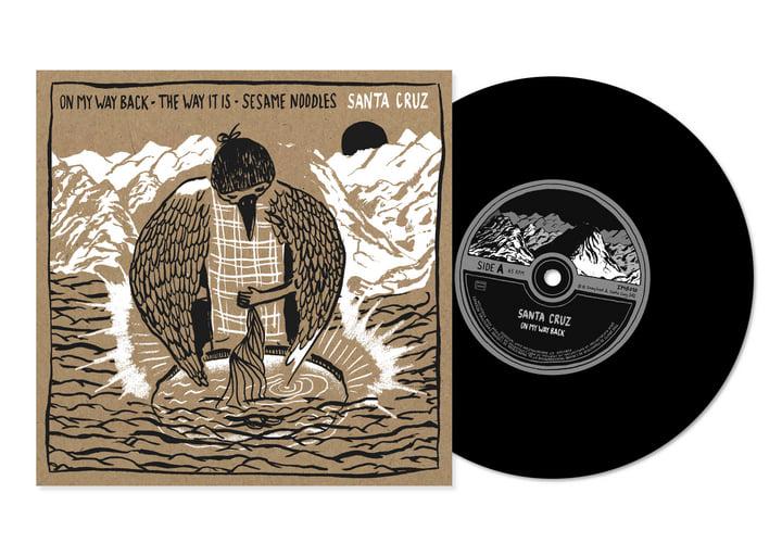 On My Way back ep / 45 t Vinyl | Santa Cruz