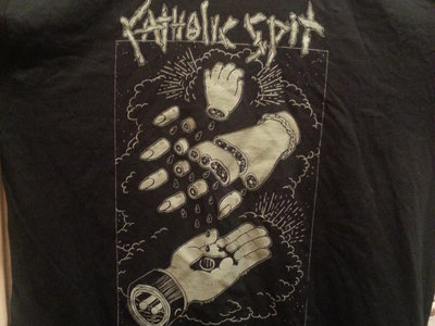 Hands T-Shirt (Silver Ink on Black) main photo