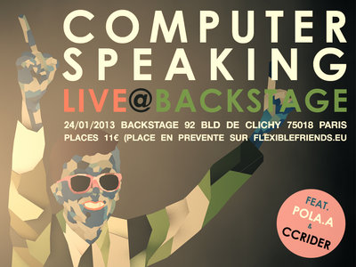 COMPUTER SPEAKING LIVE @ BACKSTAGE main photo