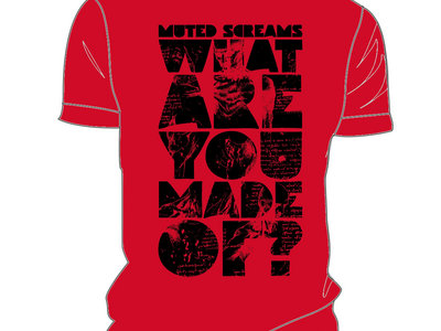 What are you made of? | Red & Black T-Shirt main photo