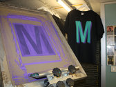 Hand-Printed Two Colour 'M' Design Shirt photo 