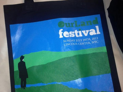 SOLD OUT-'Joe Hurley's OurLand Festival ' 2-Sided Cotton Tote Bag main photo