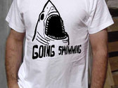 Shark Attack white t-shirt photo 
