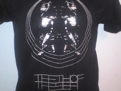 Robot T-shirt - Black shirt with Silver ink - SOLD OUT main photo
