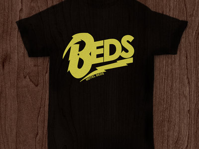 'Beds' Logo T-shirt (yellow/black) main photo