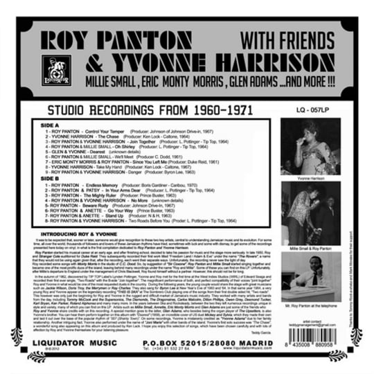 Studio Recordings 1961-1970 | Roy Panton & Yvonne Harrison Studio Recordings 1961-1970 | Roy Panton & Yvonne Harrison