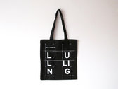 "LULLING" Tote Bag; limited "Song Title" edition photo 