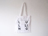 "LULLING" Tote Bag; limited "Song Title" edition photo 