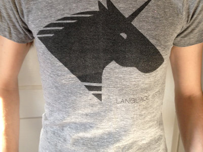 Black on Grey Unicorn T-shirt main photo