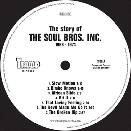 The Story of the Soul Brothers Inc. | Soul Brothers Inc. | Tramp Rec.