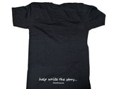 Jessica Prouty Women's V-Neck Black American Apparel T-shirt photo 