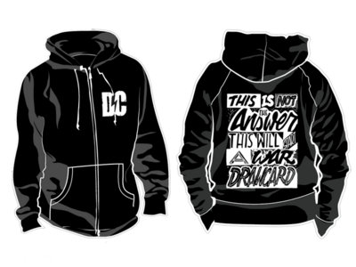 "This is not the answer" Hoodie - BLACK main photo