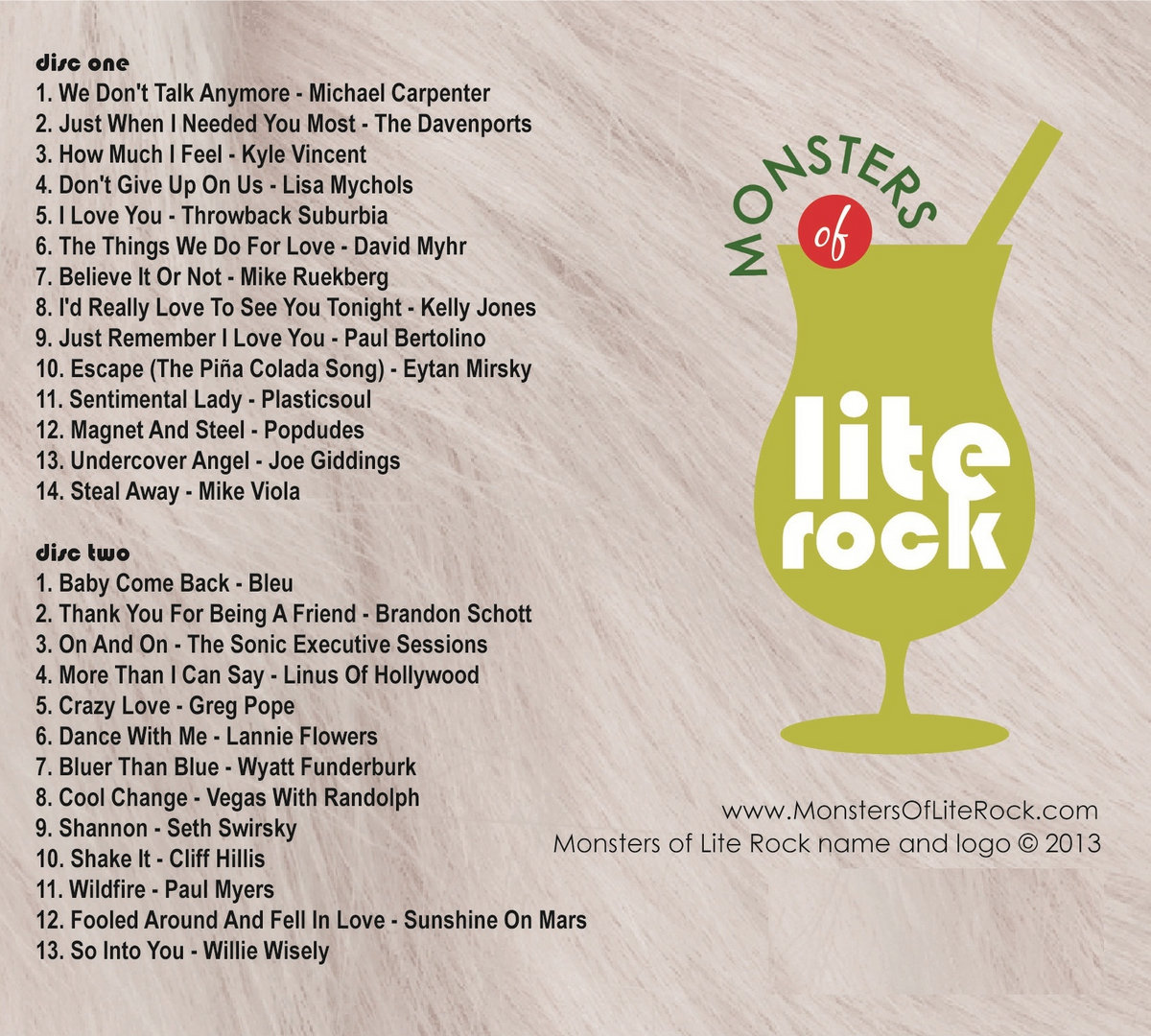 Drink A Toast To Innocence: A Tribute To Lite Rock | Various Artists |  Curry Cuts