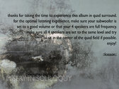 DVD & CD version of the album Misery in Soliloquy (QUAD surround + stereo cd) photo 