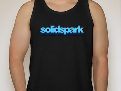 Solid Spark Blue-Logo Tanktop main photo