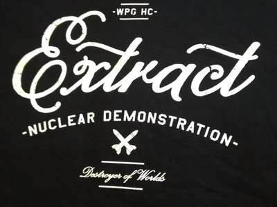 'Nuclear Demonstration - Destroyer Of Worlds' Shirt - Black main photo