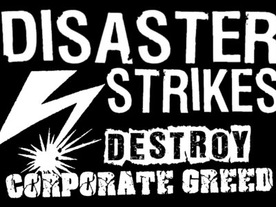 Destroy Corporate Greed T-Shirt (on Black) main photo