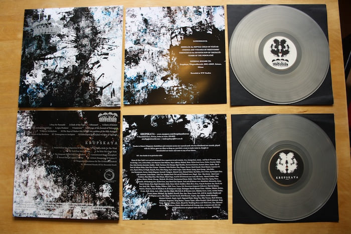 7DR005 - SANDOKHAN / KRUPSKAYA - Split LP | 7 DEGREES RECORDS
