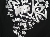 T-Shirt (male) - Black (White Logo by Luthor) photo 